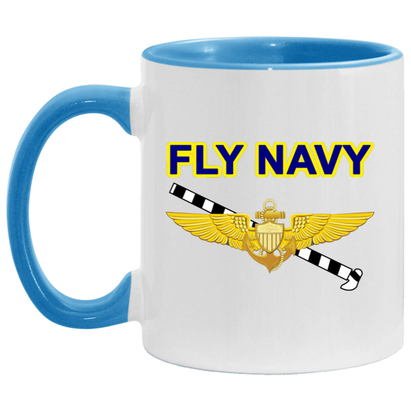 Fly Navy Tailhook 1 Accent Mug - 11oz