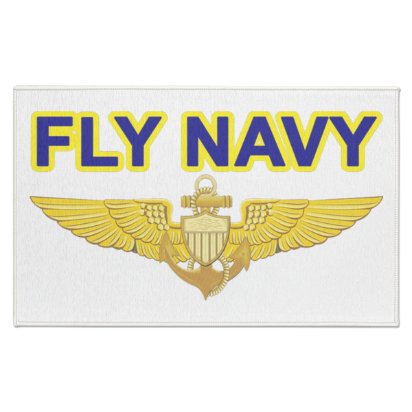 Fly Navy Aviator Indoor Doormat