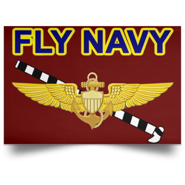 Fly Navy Tailhook 1 Poster - Landscape