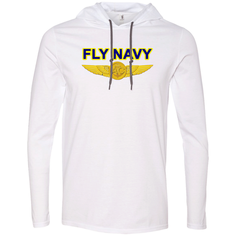 Fly Navy Aircrew LS T-Shirt Hoodie