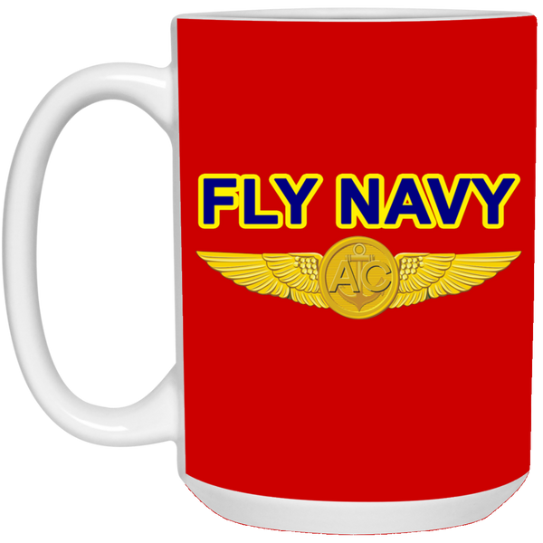 Fly Navy Aircrew Mug - 15oz