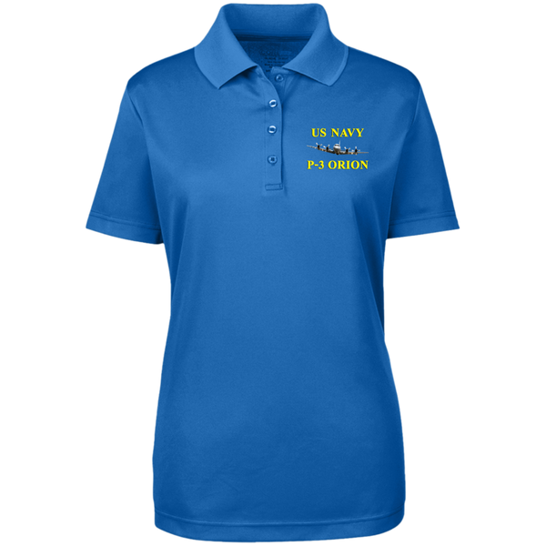 US Navy P-3 3 Core 365 Ladies' Origin Pique Polo