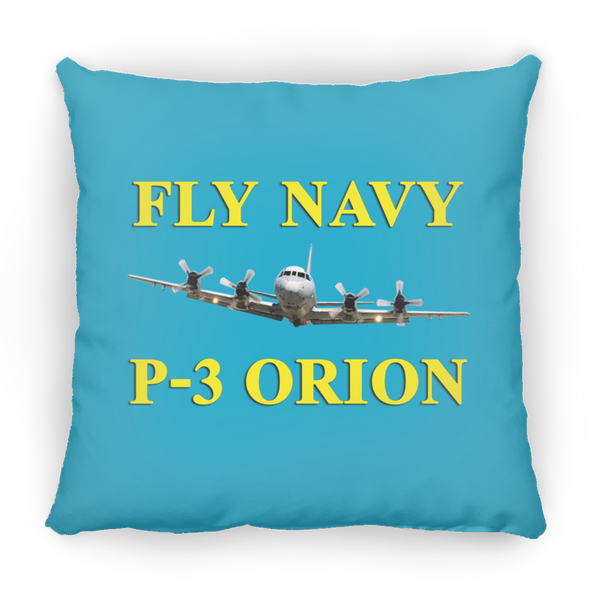 Fly Navy P-3 3 Pillow - Small Square