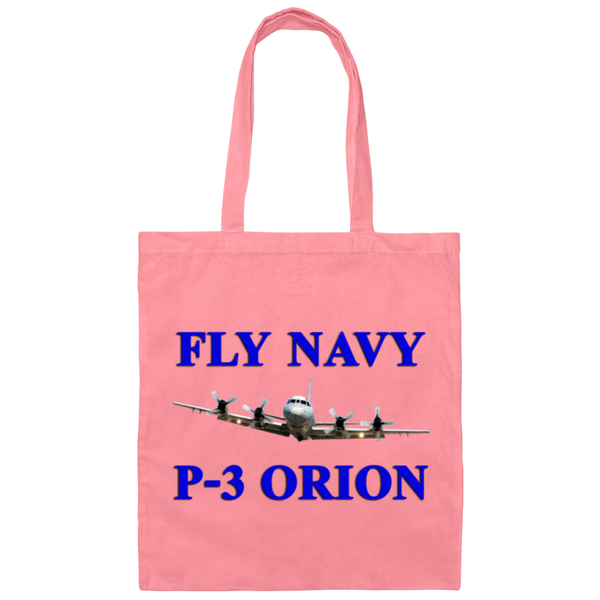 Fly Navy P-3 1 Canvas Tote Bag