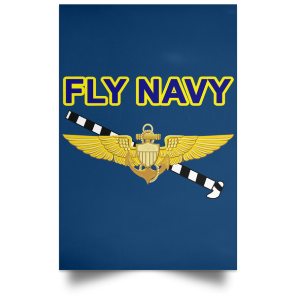 Fly Navy Tailhook 1 Poster - Portrait