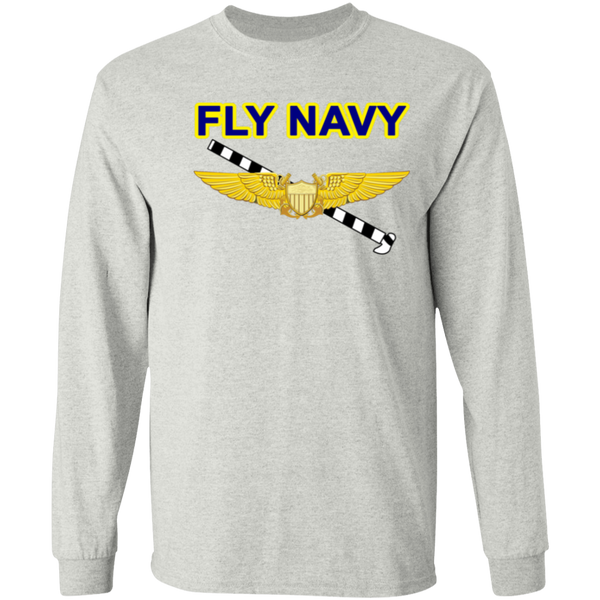 Fly Navy Tailhook 3 LS Cotton T-Shirt