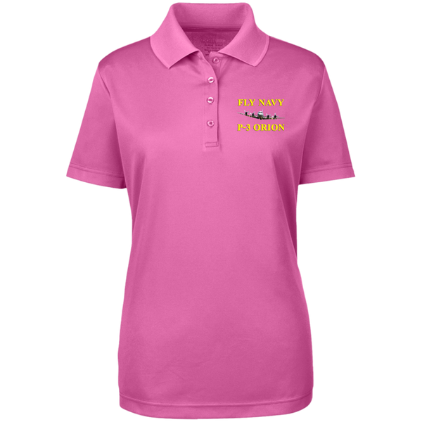 Fly Navy P-3 3 Core 365 Ladies' Origin Pique Polo