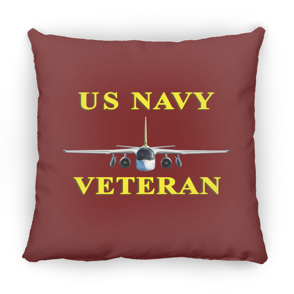 Navy Vet 3 Pillow - Small Square