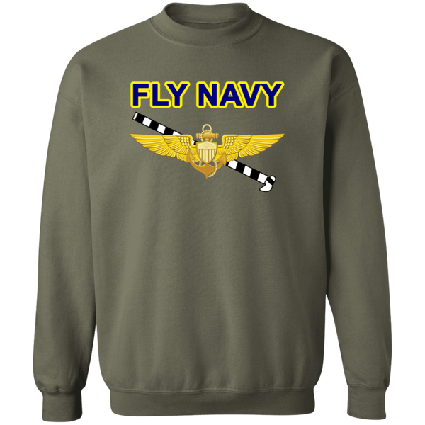 Fly Navy Tailhook 1 Crewneck Pullover Sweatshirt