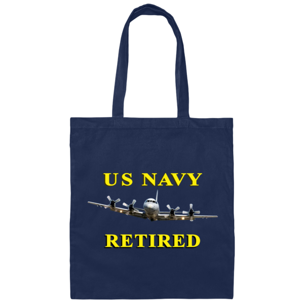 Navy Retired 1 Canvas Tote Bag