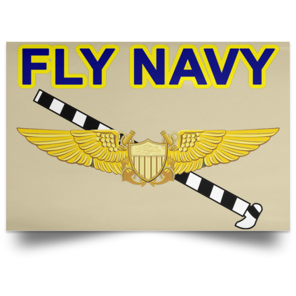 Fly Navy Tailhook 3 Poster - Landscape