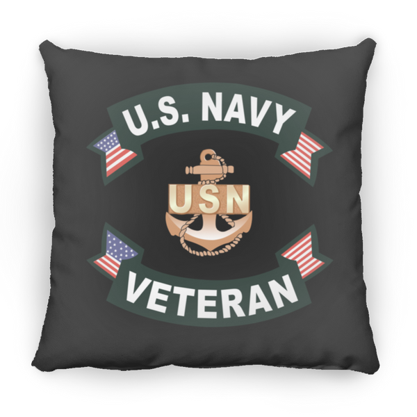 Navy Vet 1 Pillow - Medium Square