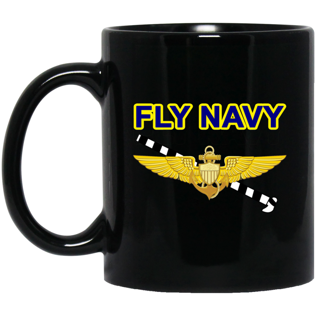 Fly Navy Tailhook 1 Black Mug - 11oz