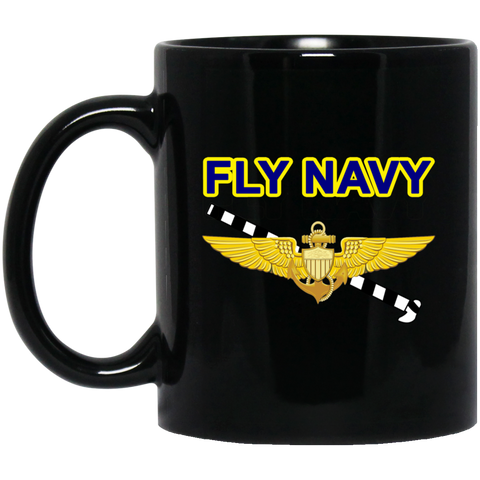 Fly Navy Tailhook 1 Black Mug - 11oz