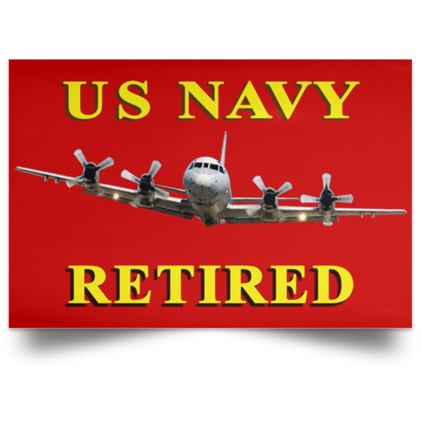 Navy Retired 1 Poster - Landscape