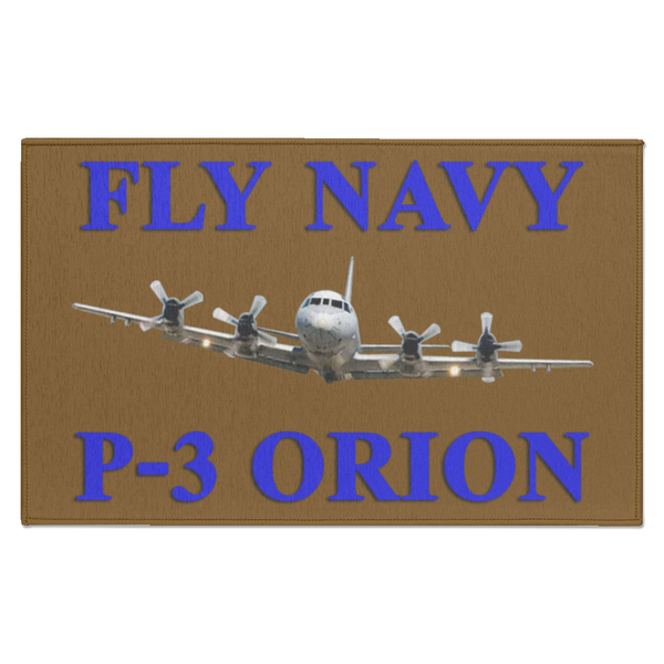 Fly Navy P-3 1 Indoor Doormat