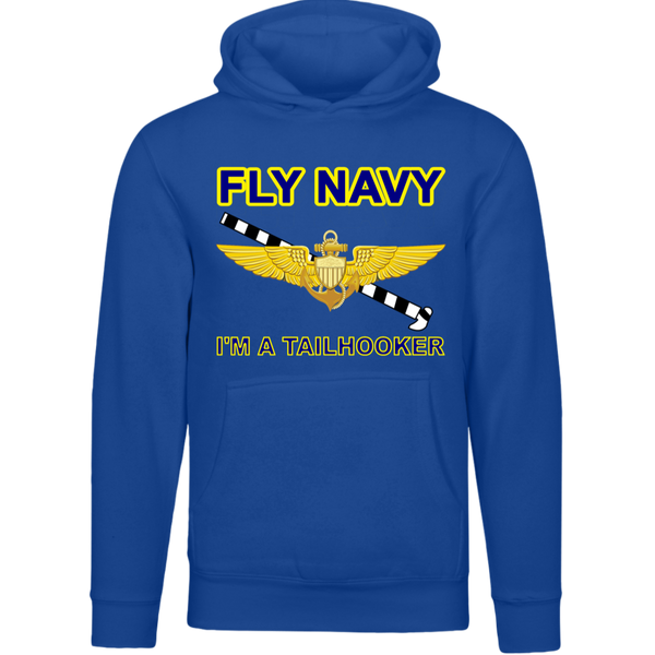 Fly Navy Tailhooker 1 Lane Seven Unisex Premium Hoodie