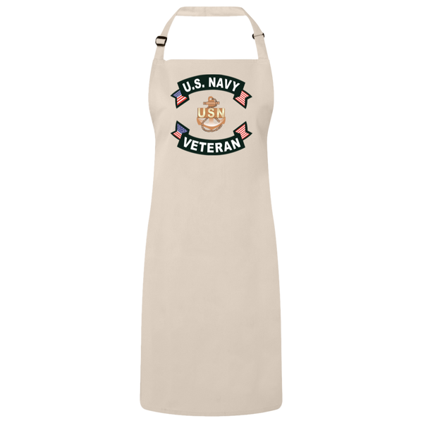 Navy Vet 1 Unisex Bib Apron