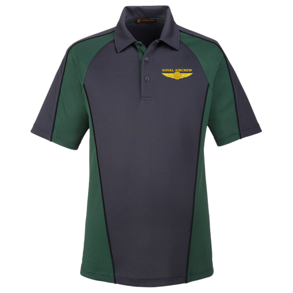 Aircrew 3 Harriton Colorblock Polo