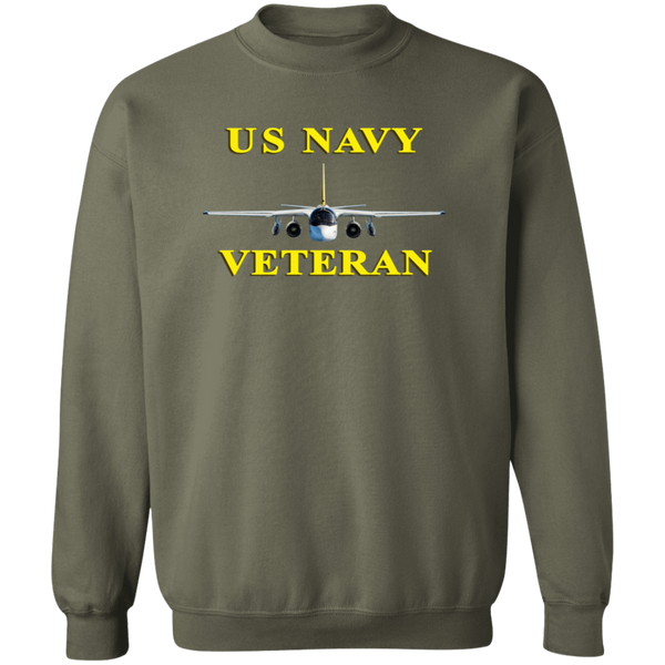 Navy Vet 3 Crewneck Pullover Sweatshirt