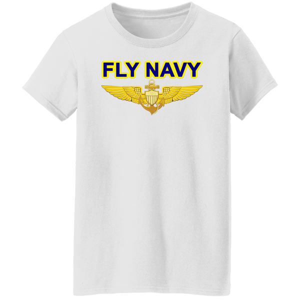 Fly Navy Aviator Ladies' T-Shirt