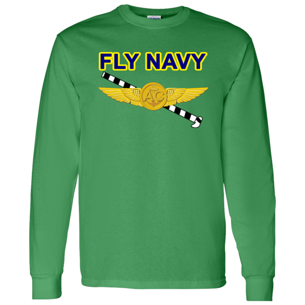 Fly Navy Tailhook 2 LS Cotton T-Shirt