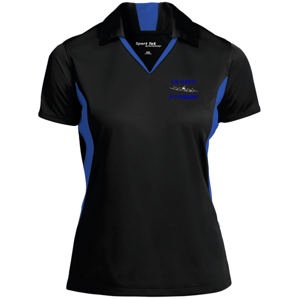 US Navy P-3 1 Ladies' Colorblock Performance Polo