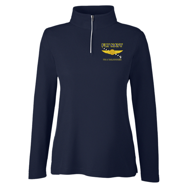 Fly Navy Tailhooker 2 Core 365 Ladies' Fusion Quarter Zip