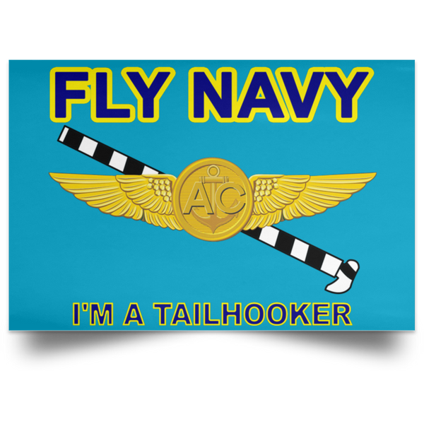 Fly Navy Tailhooker 2 Poster - Landscape