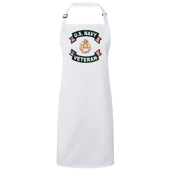 Navy Vet 1 Unisex Bib Apron