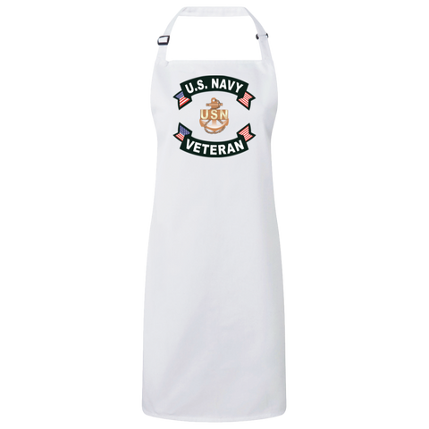 Navy Vet 1 Unisex Bib Apron