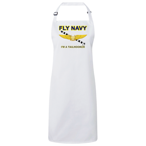 Fly Navy Tailhooker 3 Unisex Bib Apron