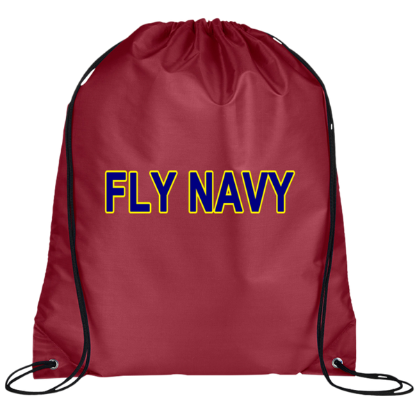 Fly Navy 2 Drawstring Cinch Backpack