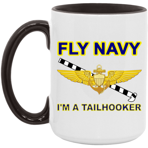 Fly Navy Tailhooker 1 Accent Mug - 15oz