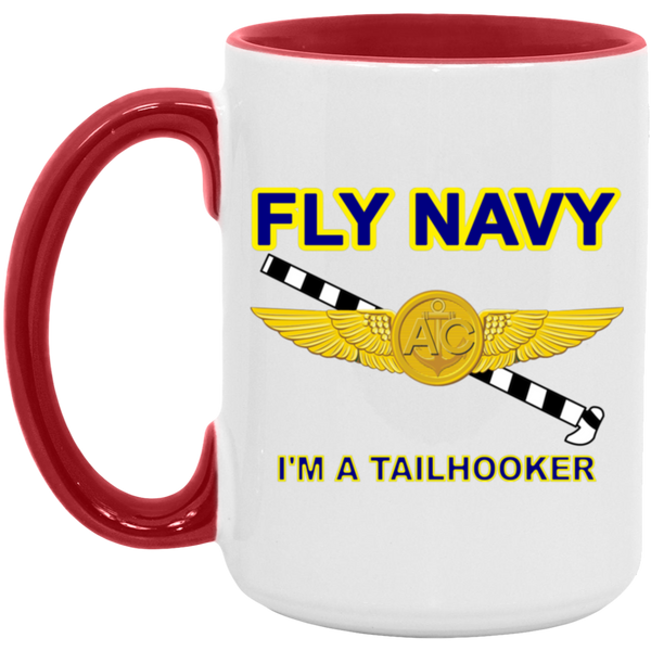 Fly Navy Tailhooker 2 Accent Mug - 15oz