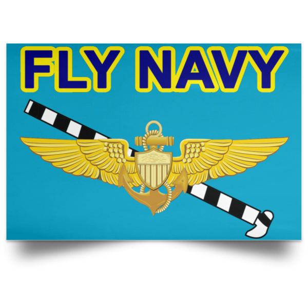 Fly Navy Tailhook 1 Poster - Landscape