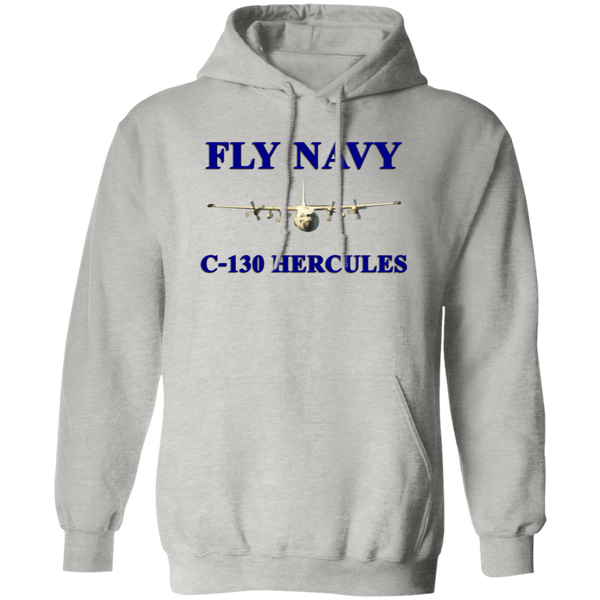 Fly Navy C-130 1 Pullover Hoodie