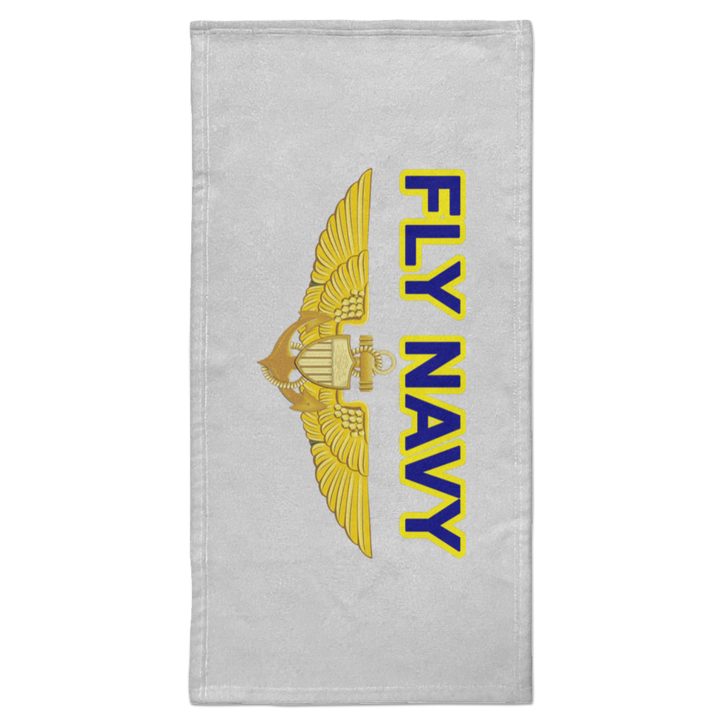 Fly Navy Aviator Hand Towel - 15x30