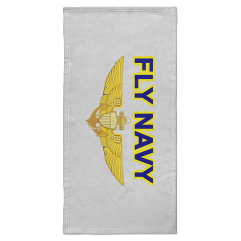 Fly Navy Aviator Hand Towel - 15x30