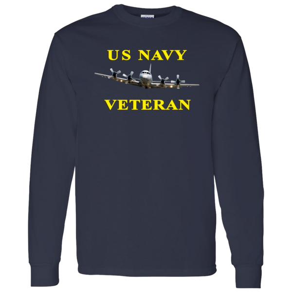 Navy Vet 2 LS Cotton T-Shirt