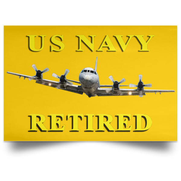 Navy Retired 1 Poster - Landscape