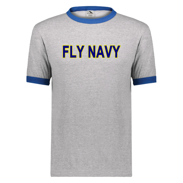 Fly Navy 2 Unisex Ringer Tee