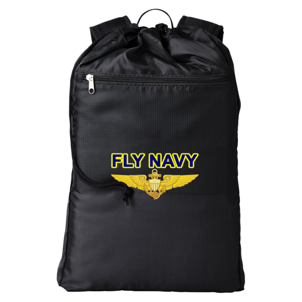 Fly Navy Aviator Getaway Cinchback Backpack