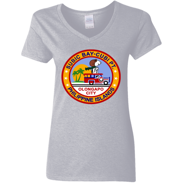 Subic Cubi Pt 01 Ladies' V-Neck T-Shirt