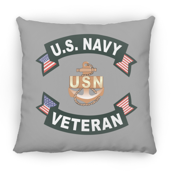 Navy Vet 1 Pillow - Medium Square