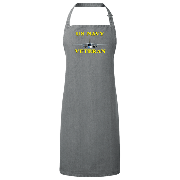 Navy Vet 3 Unisex Bib Apron