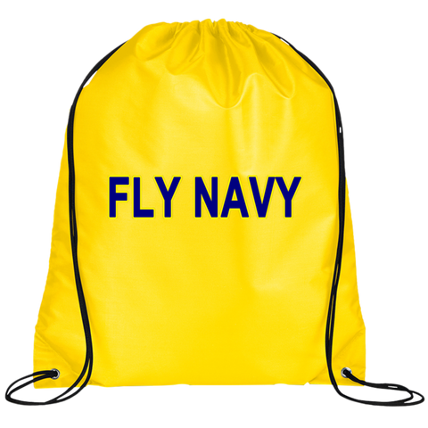 Fly Navy 2 Drawstring Cinch Backpack