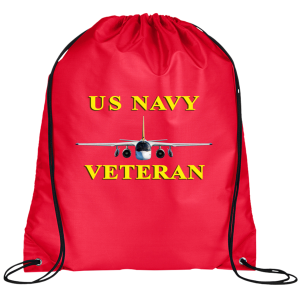 Navy Vet 3 Drawstring Cinch Backpack