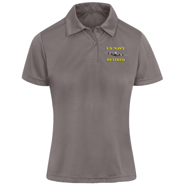 Navy Retired 1 Team 365 Ladies' Zone Polo