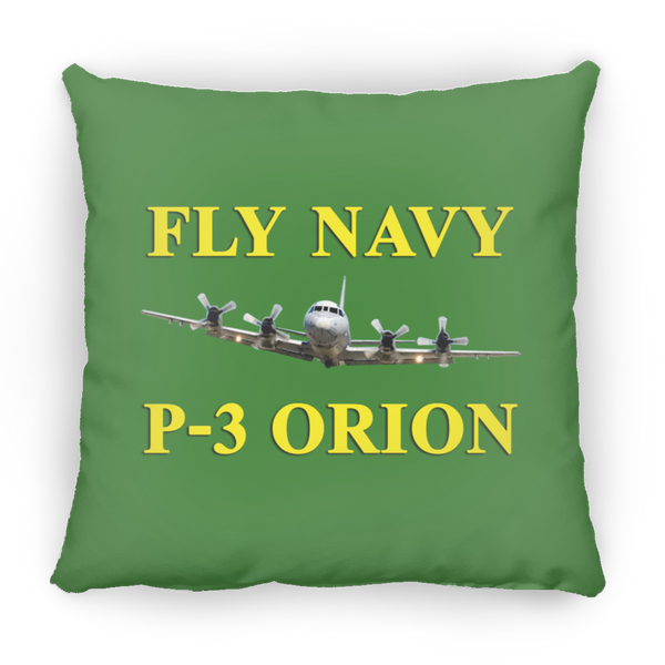 Fly Navy P-3 3 Pillow - Large Square